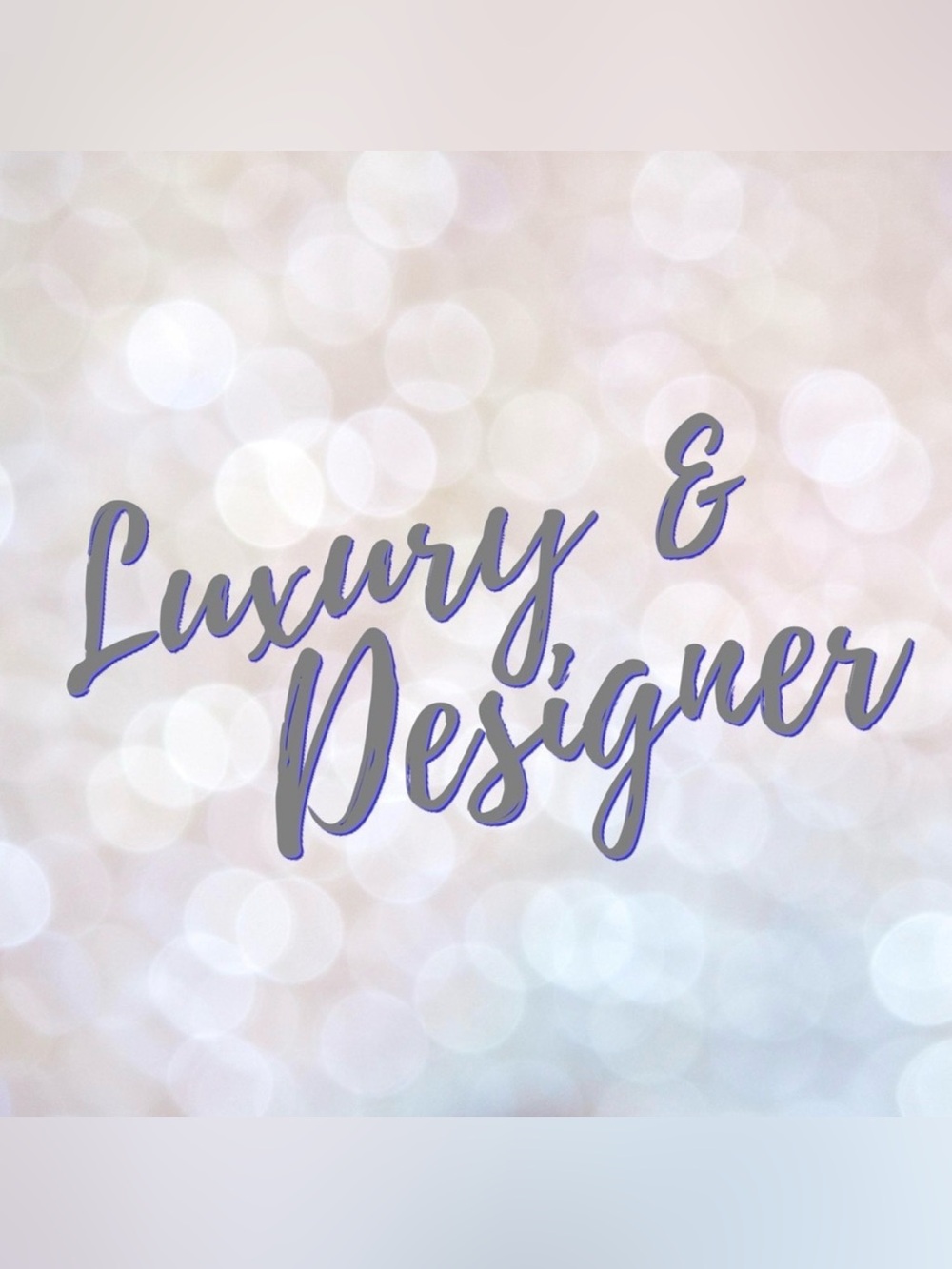 Luxury & Designer Items Available